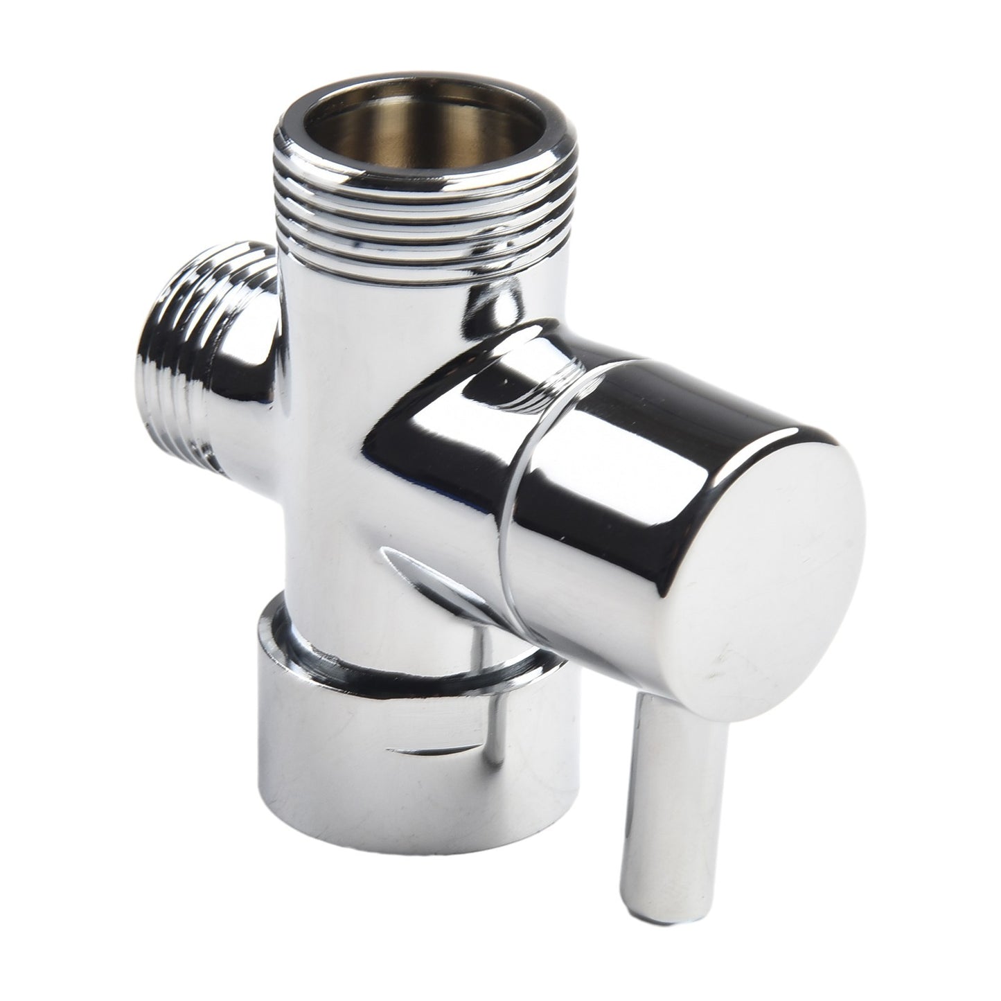 Part Diverter Valve Tool Chrome Plated Brass T-Adapter 3 Ways Accessory