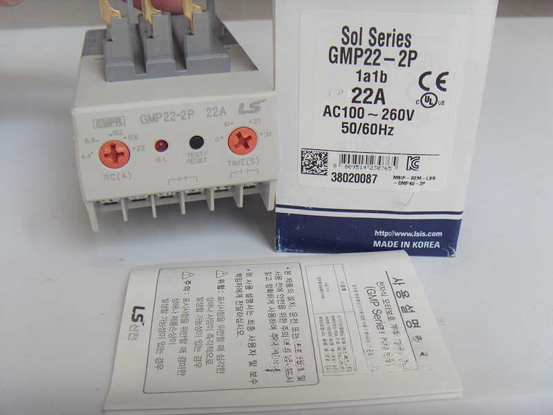 One  LS GMP22-2P 22A 1A1B Motor Protection Relay 1A1B