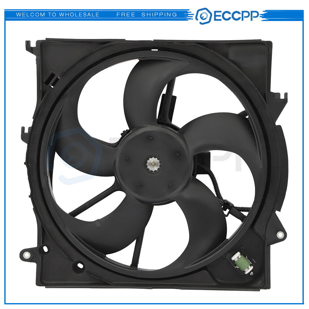 Electric Radiator Cooling Fan Assembly For 2015 2016 2017 Hyundai Sonata 623520