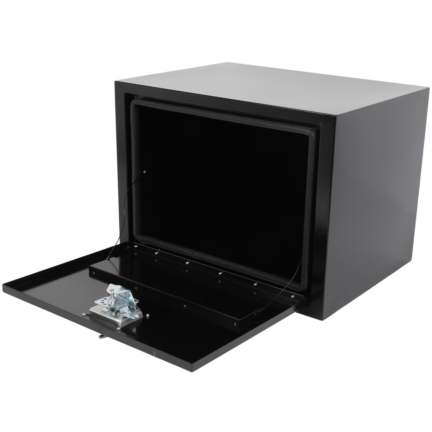 24"x18"x18" Storage Tool Box For Truck Garage Auto Repairing Works W/ 2x Chain