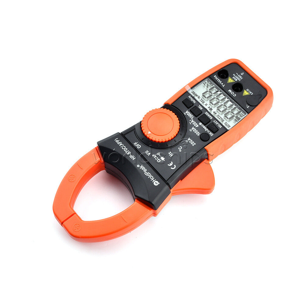 Digital Clamp Meter DC Current 4000 Counts AC/DC Volt 1000A Handheld Tester