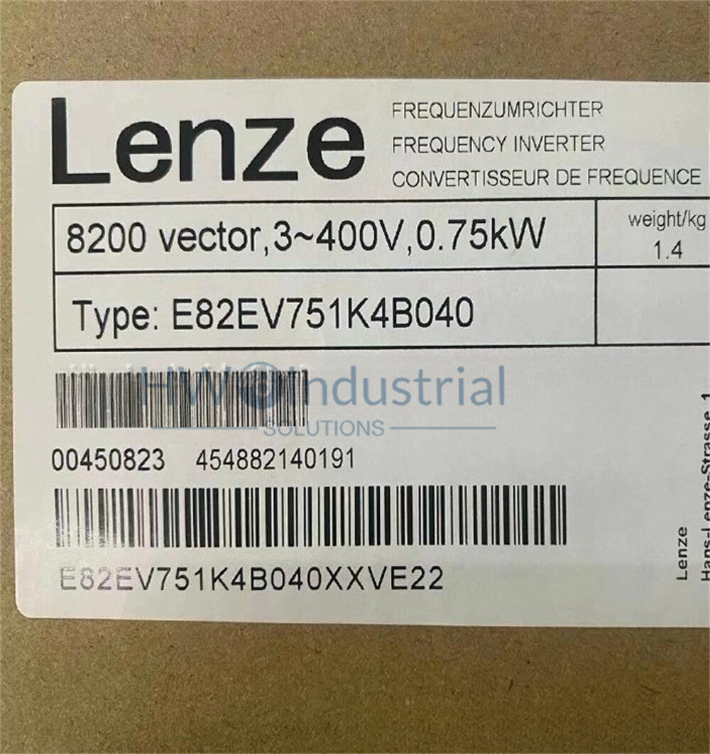 1/Piece LENZE Inverter E82EV751K4B040 E82EV751_4B040 Frequency Converter