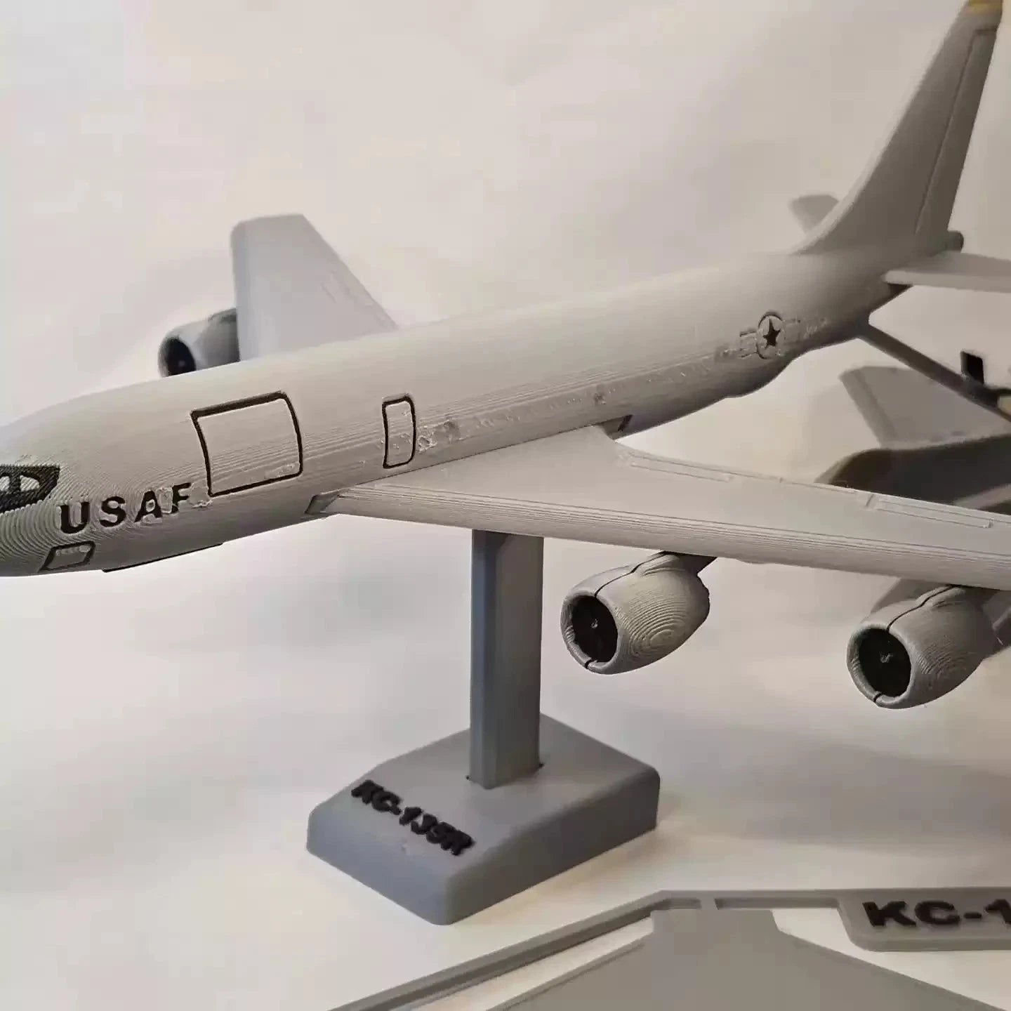3D Print KC-135R Stratotanker Aerial Tanker Sprue Assembly Hobby Model