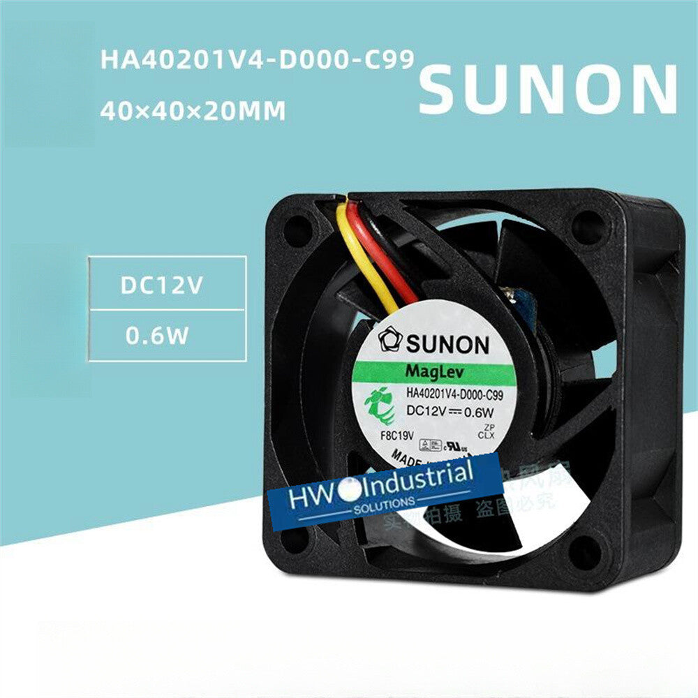 1/piece  SUNON HA40201V4-D000-C99 12V 4020 4cm 0.6W Switch Maglev Cooling Fan