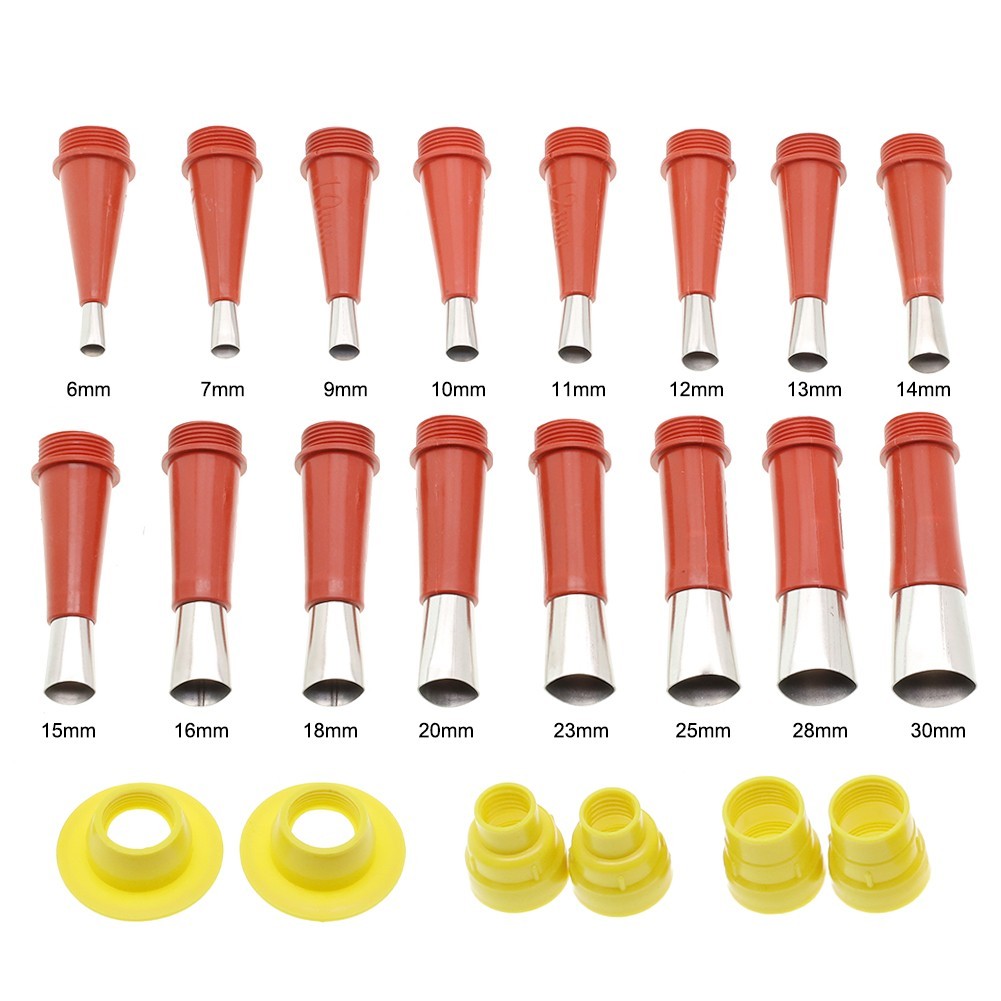?22x/set - Caulking Sealant Finisher Seam Seal Tool Stainless Steel Nozzle Kit?