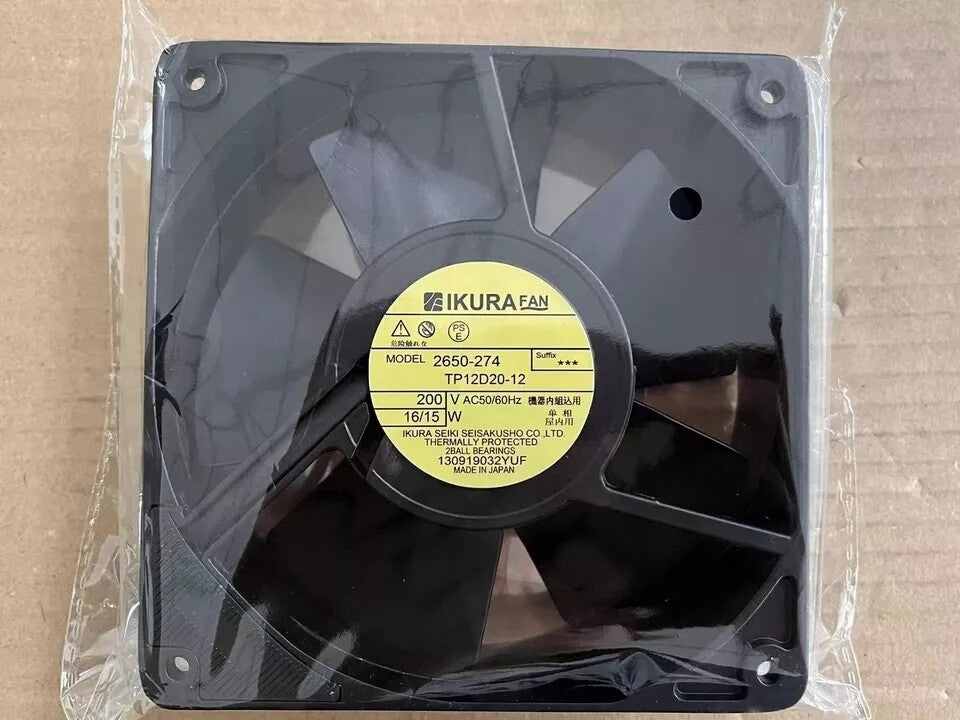 IKURA FAN 2650-274 TP12D20-12 200V 16/15W Cooling Fan