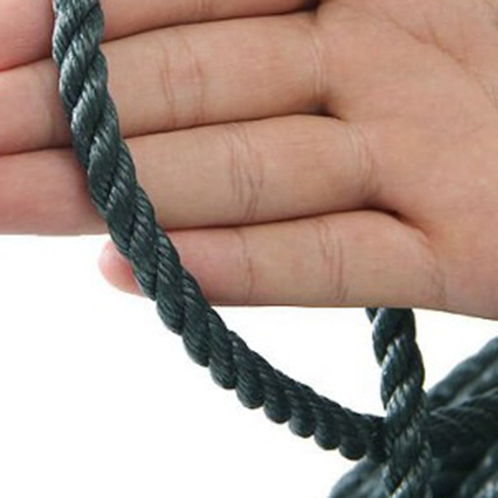 Strong Black Rope for Bundling and Securing 20m High Density Polyethylene
