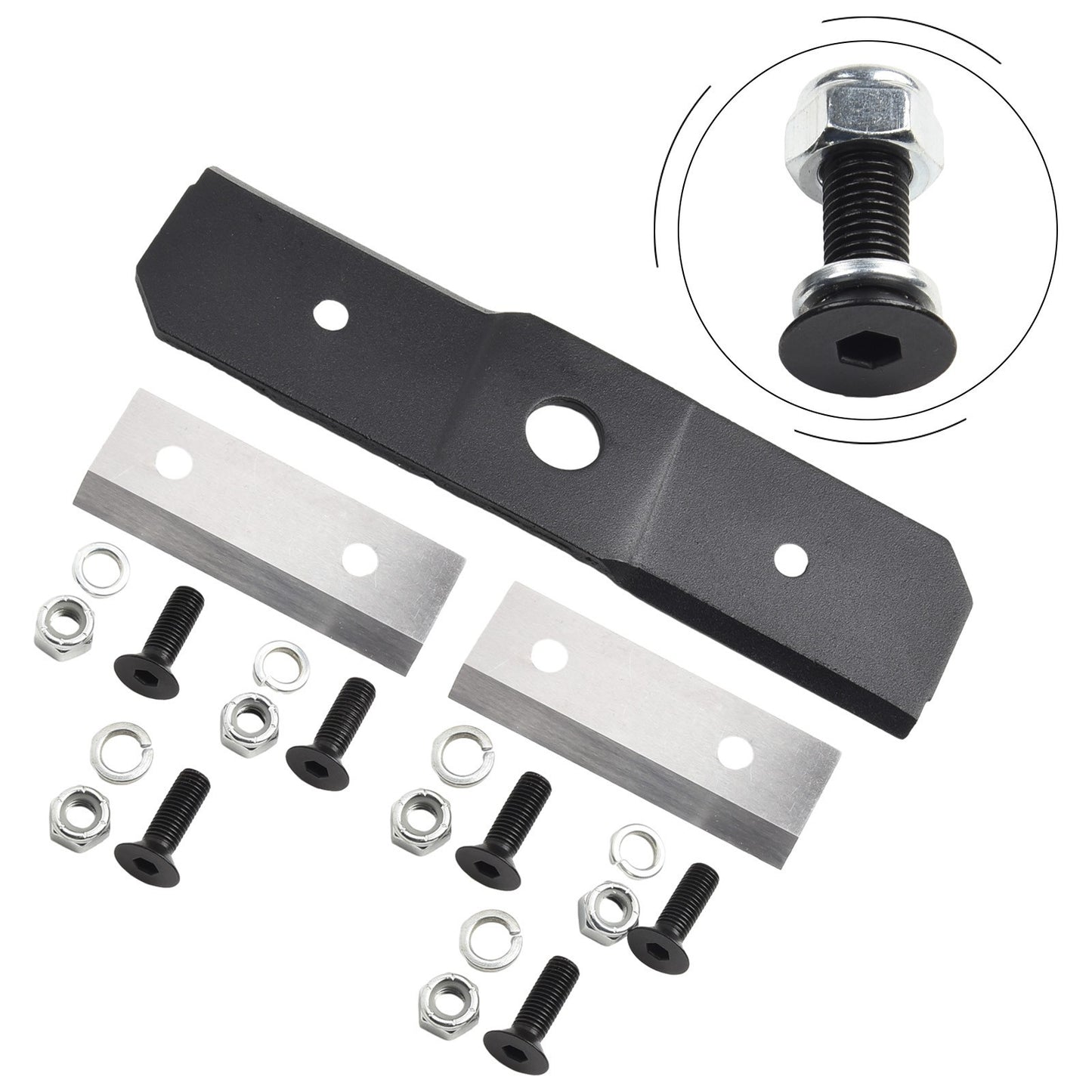 2PCs Chipper Blades 1PC Shredder Blade 2- 742-0544 742-04050 Garden Tools