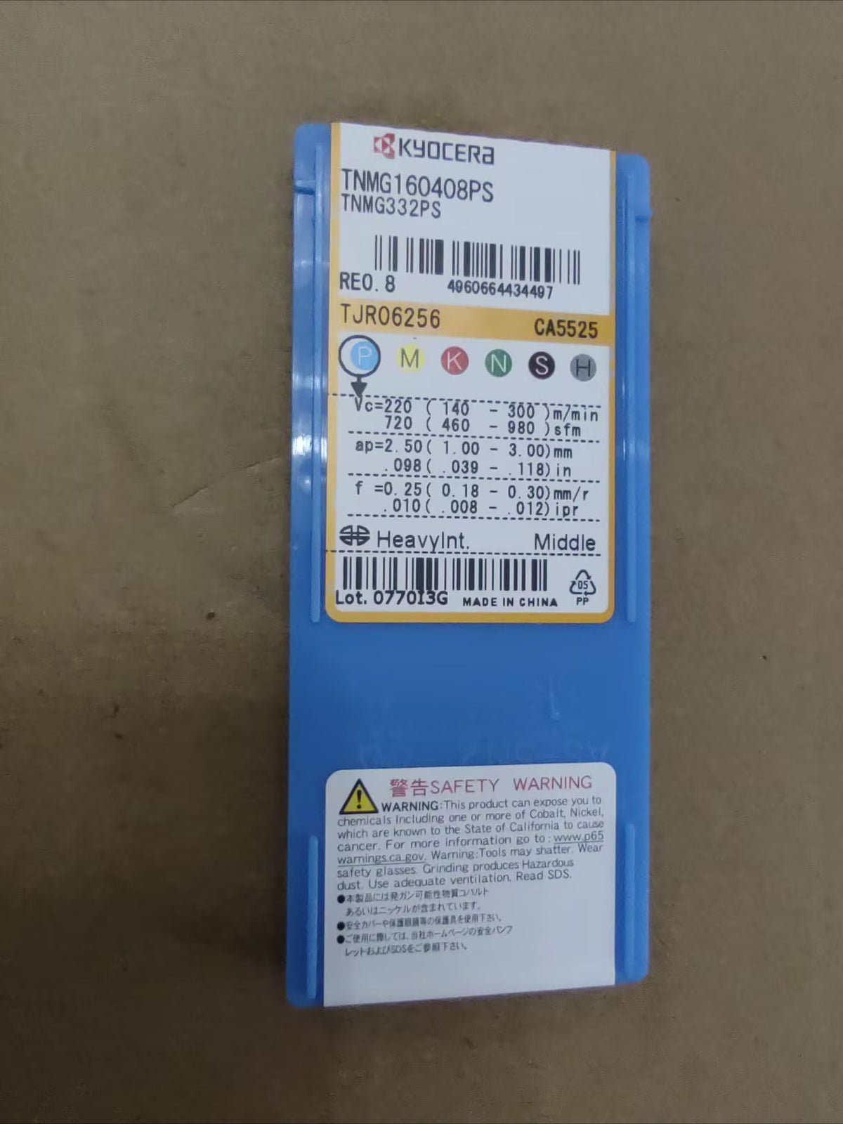 10pcs/Box Kyocera TNMG160408PS CA5525 TNMG332PS Carbide Inserts Turning Blade