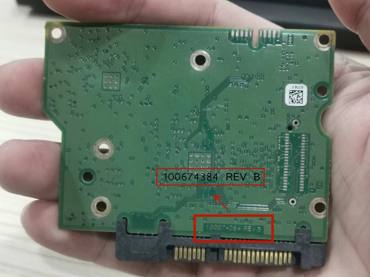 Board number: 100674384 REV B HDD PCB Hard Disk Board For Seagate
