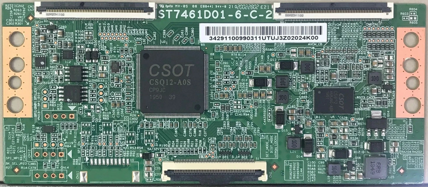 1PC  TCL T-con board ST7461D01-6-C-2 75V2