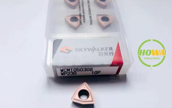 10Pieces/Box WCMT050308 WP230 SKYWALKER Carbide CNC Blade Turning Inserts
