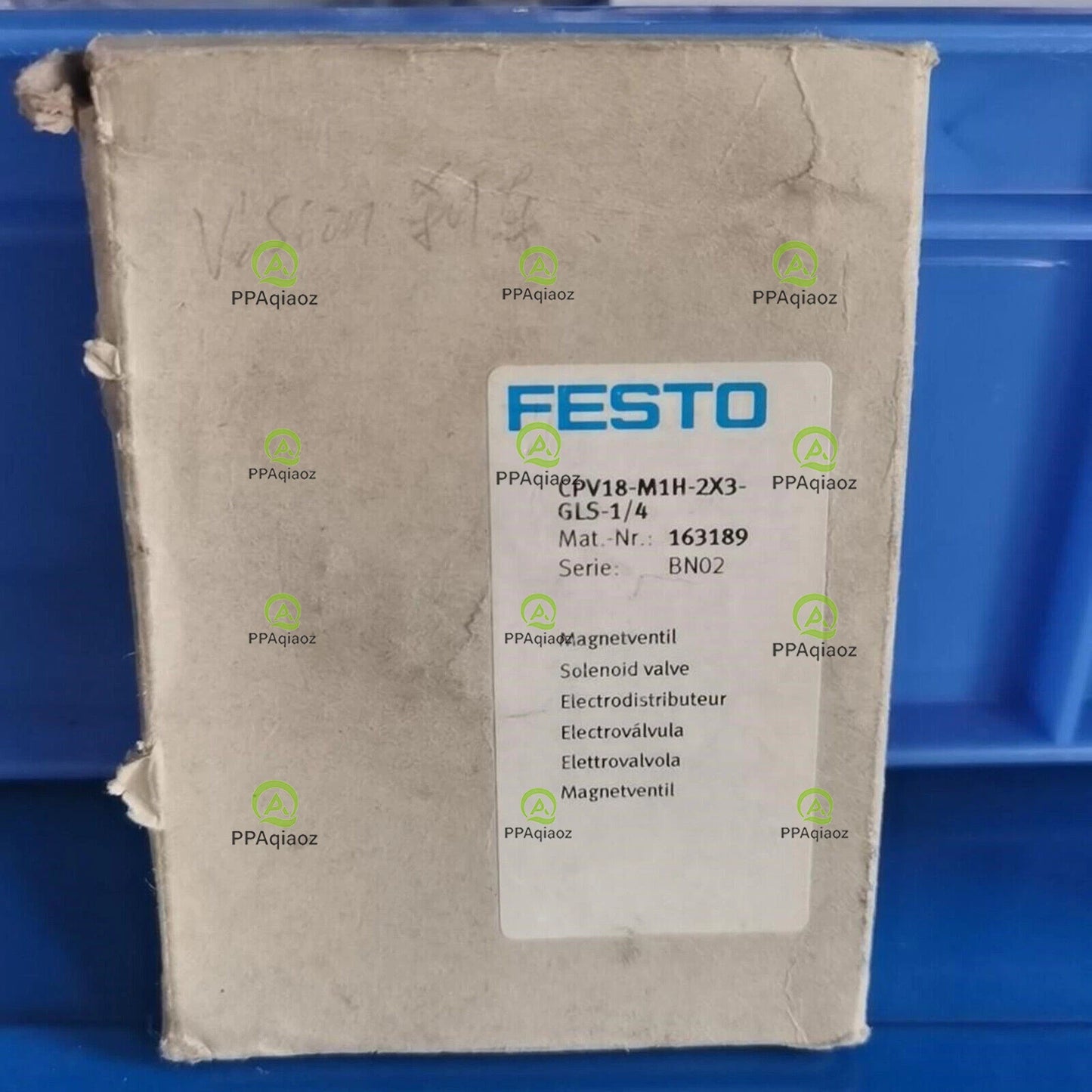 1PC  FESTO CPV18-M1H-2X3-GLS-1/4 163189 Solenoid Valve Free Shipping