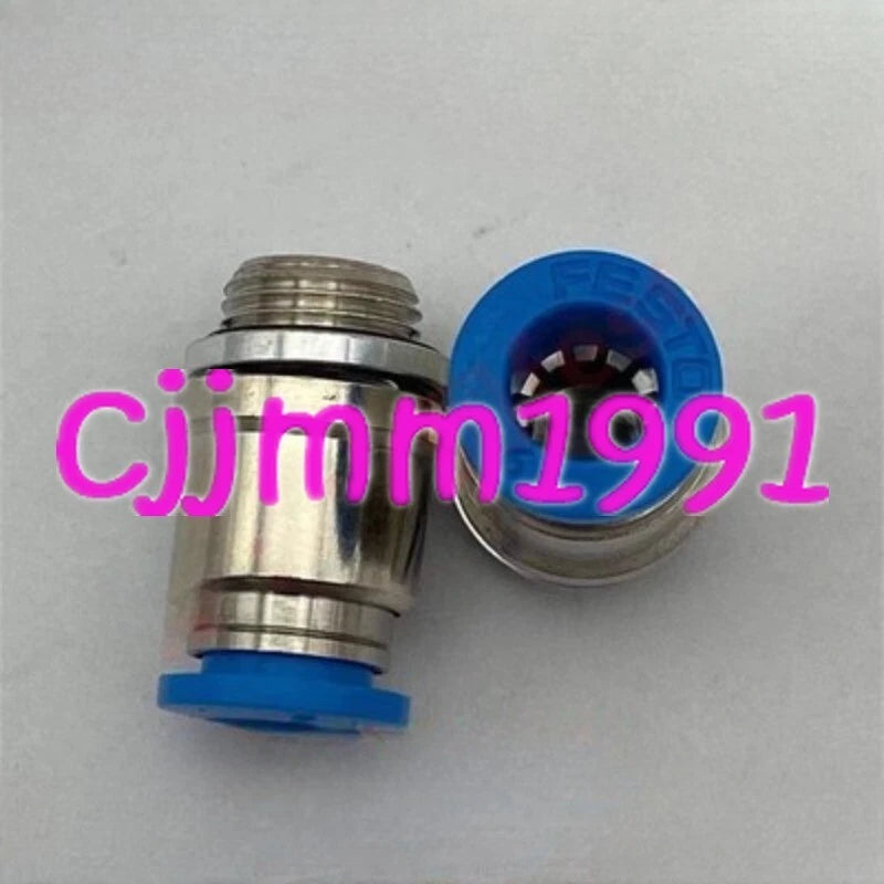 10PCS  Festo G1/8 pipe thread G-thread quick insert QS-G1/8-6-I 186107 #LM #P