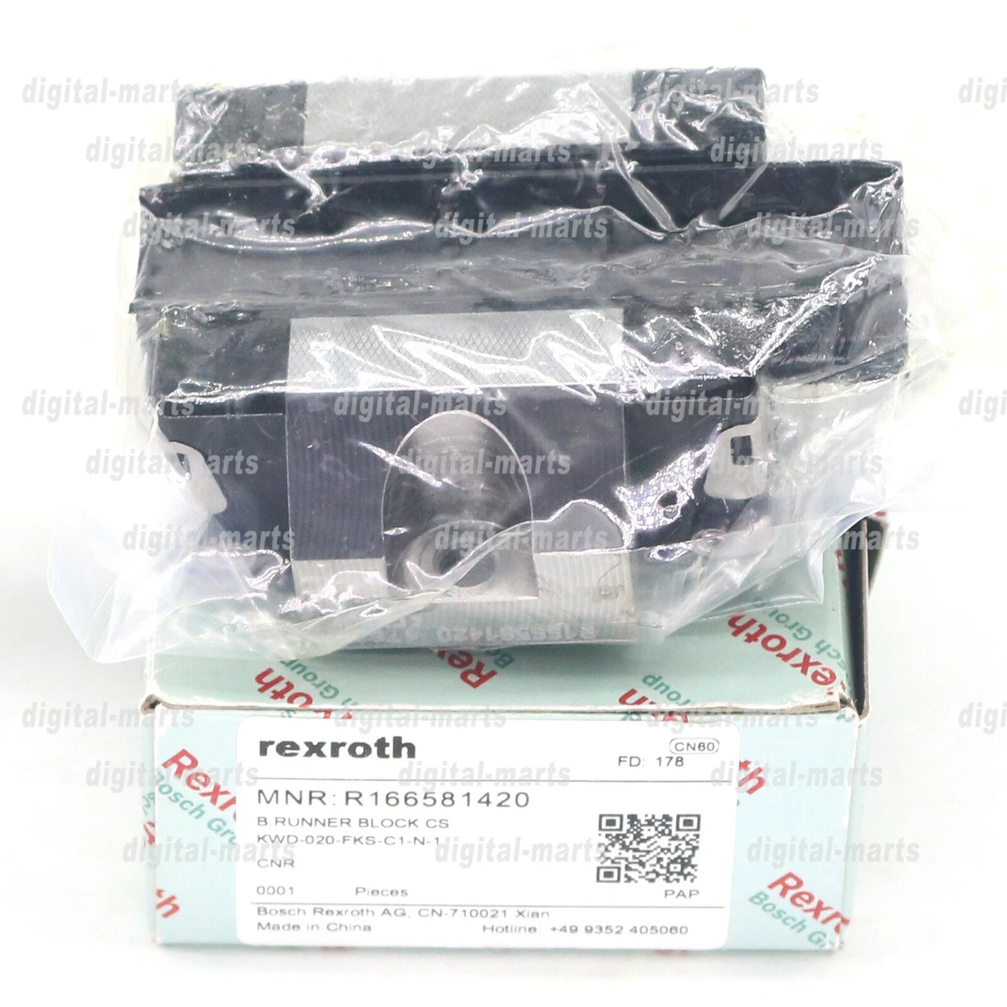 1PC  R166581420 Rexroth RUNNER BLOCK BALL BEARING Free Shipping#LJ #P