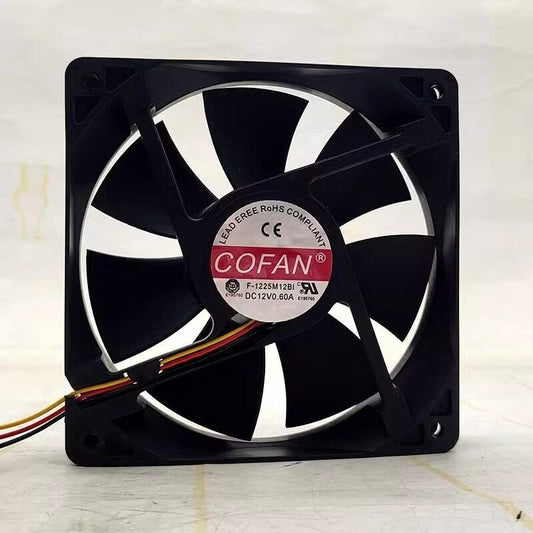 COFAN F-1225M12BI DC12V 0.6A 12025 12cm 3-Wire Cooling Fan