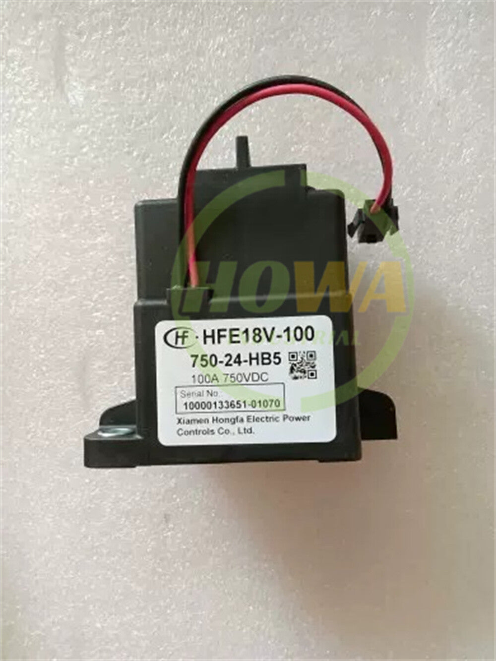 1/piece HFE18V-100 750-24-HB5 Hongfa High Voltage DC Contactor 750VDC100A Relay