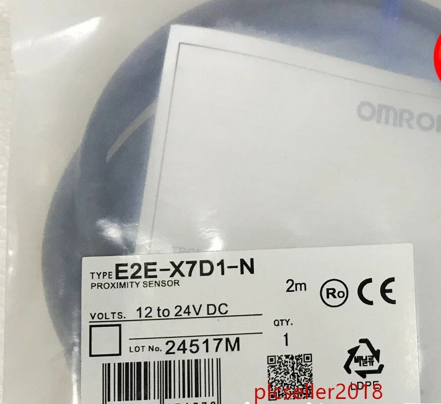 1PC  Omron E2E-X7D1-N 12-24VDC 2M Proximity Switch E2EX7D1N #P