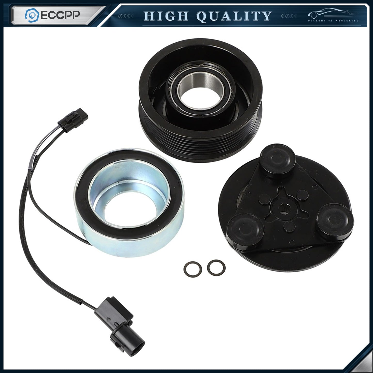 AC A/C Compressor Clutch Kits For Mitsubishi Eclipse 3.0L 2000-2003 2004 2005