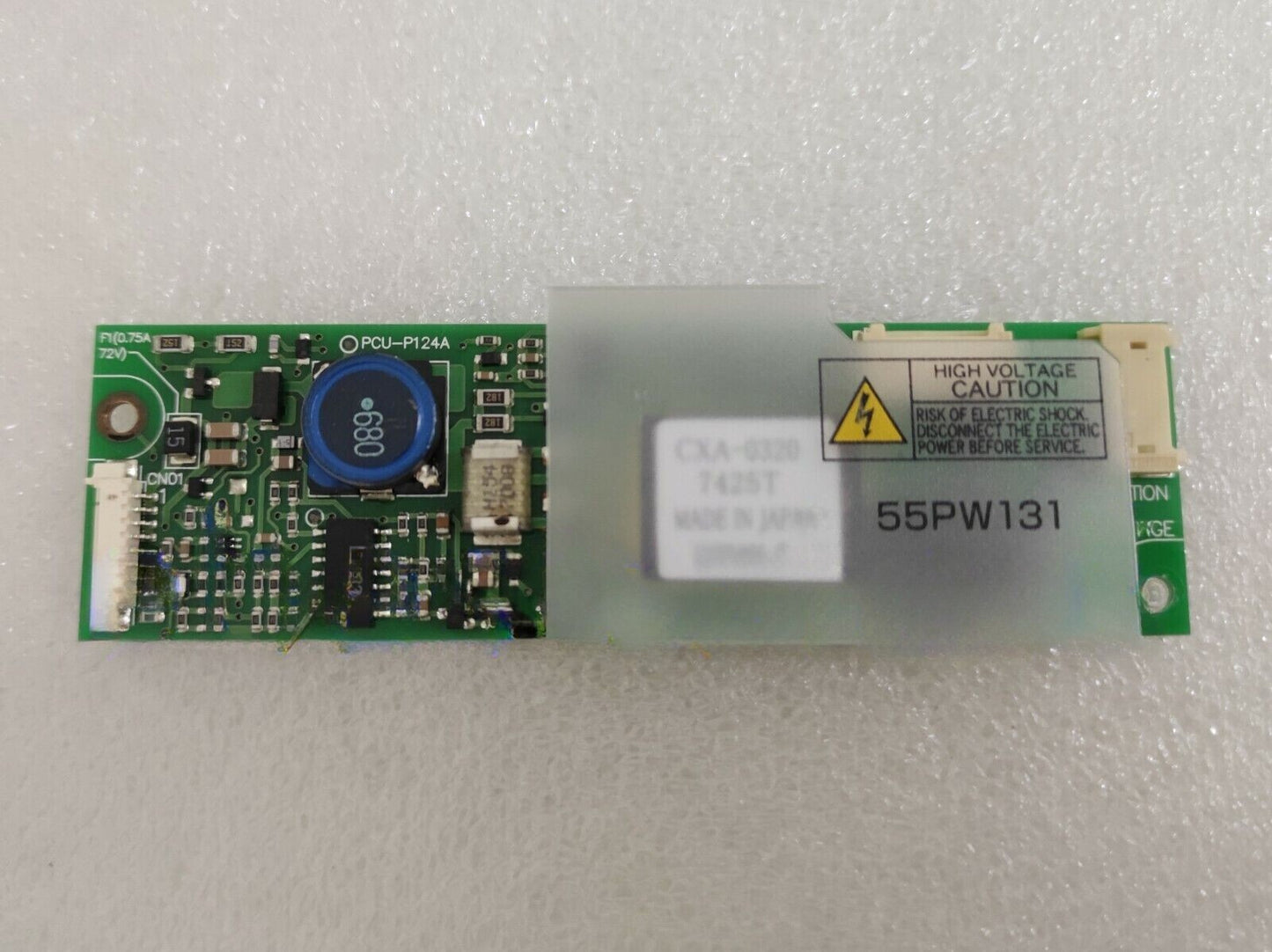 high voltage board CXA-0320 55PW131 PCU-P124A for LCD Inverter 55PW131