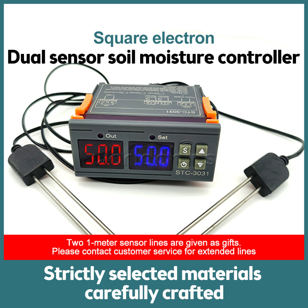 STC-3031 AC 110-220V DC 12V 24V Digital Temperature Humidity Sensor Controller