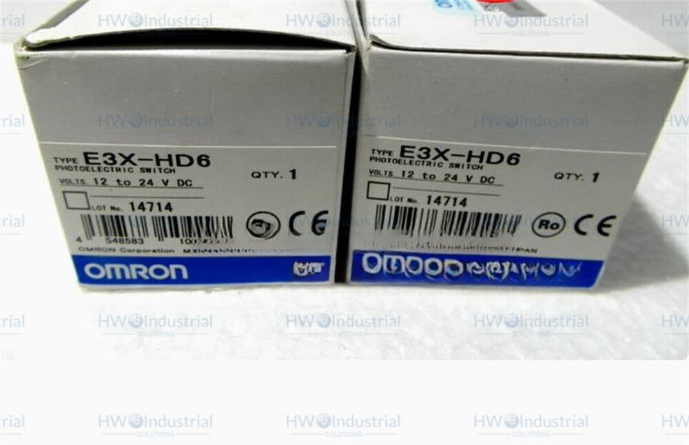 1/Piece E3X-HD6 OMRON Fiber Optic Amplifier Sensor