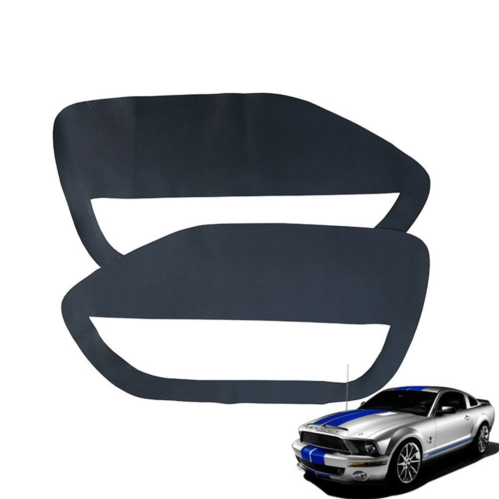 For Ford For Mustang 2005-2009 Pair Interior Door Panel Insert Hard Cover Black