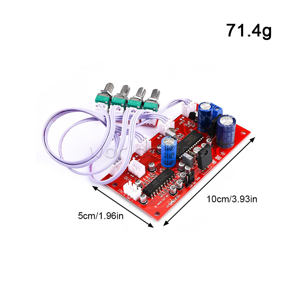 UPC1892+JRC2150 HIFI Stereo Power Amplifier Volume Tone Control BBE Preamplifier