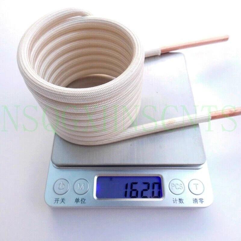 Induction heating coil ZVS copper tube high frequency furnace 6mm