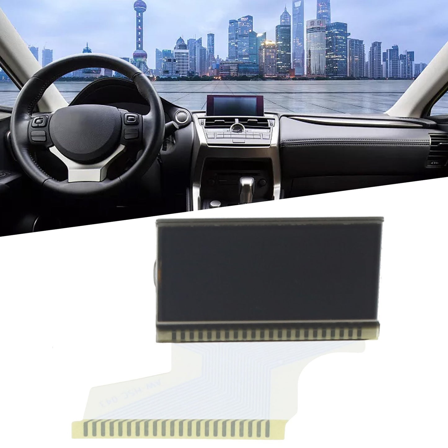 LCD Display LCD Display Black For Combo/Corsa/Meriva/Tigra Replacement