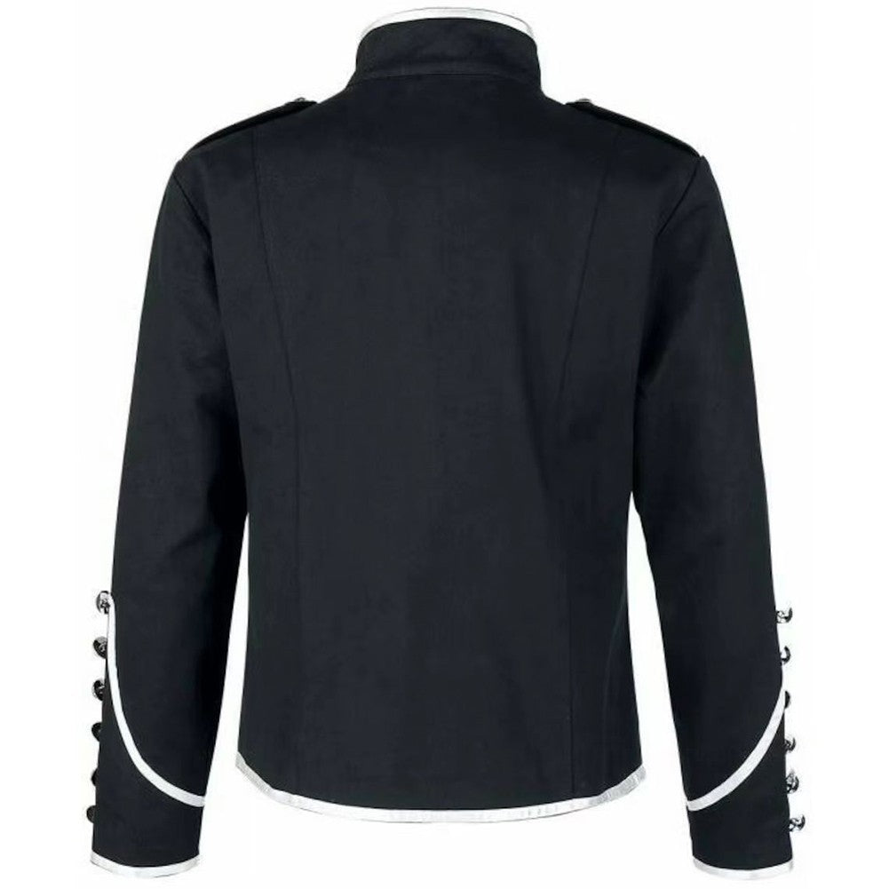 Men's Coat Stand Collar Vacation Autumn Casual Holiday Medieval
