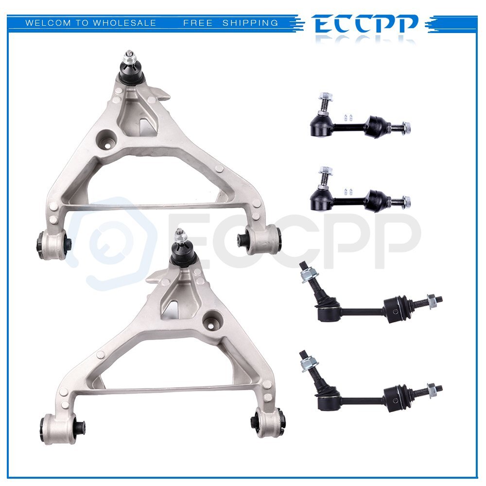 2003-2005 Fits Ford Expedition 6Pcs Rear Sway Bars Front Lower Control Arms Part