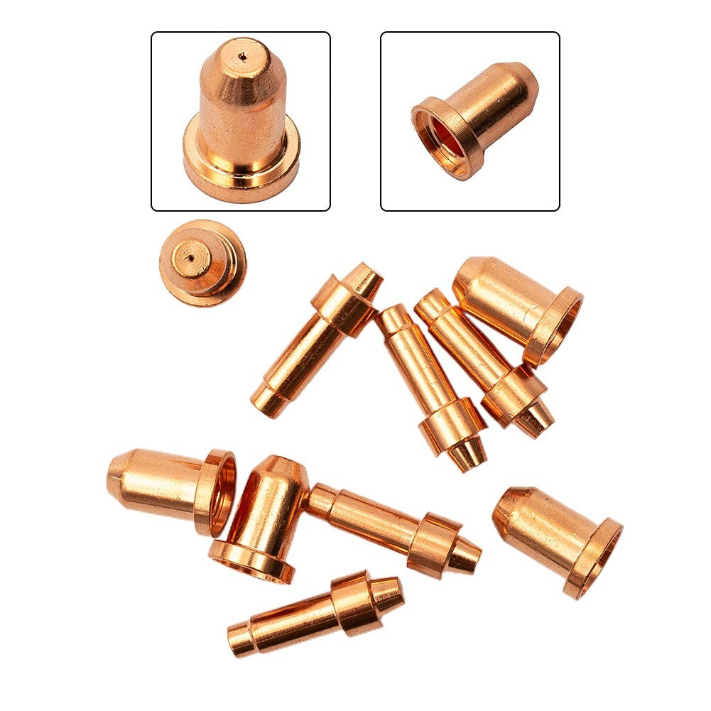 10pcs 770795,770791 Plasma Torch Tips Electrode Kit For Hobart AirForce 12ci