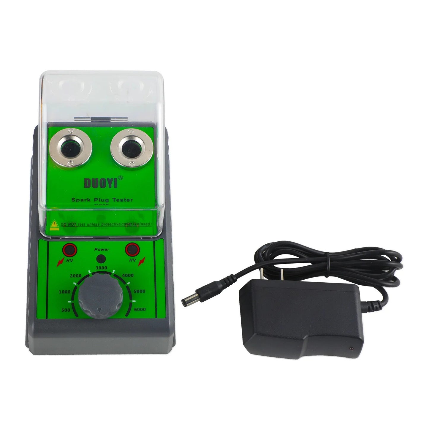 1pc DY28 12V Car Spark Plug Tester Dual Hole Lgnition Plug Analyzer Tool Scanner
