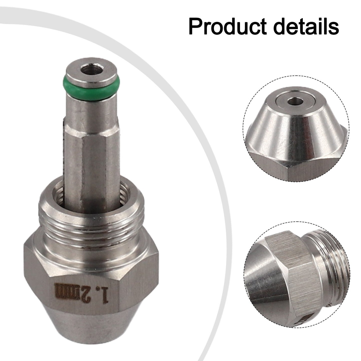 High Efficiency Nozzle for Waste Oil with Adjustable Spray Characteristics