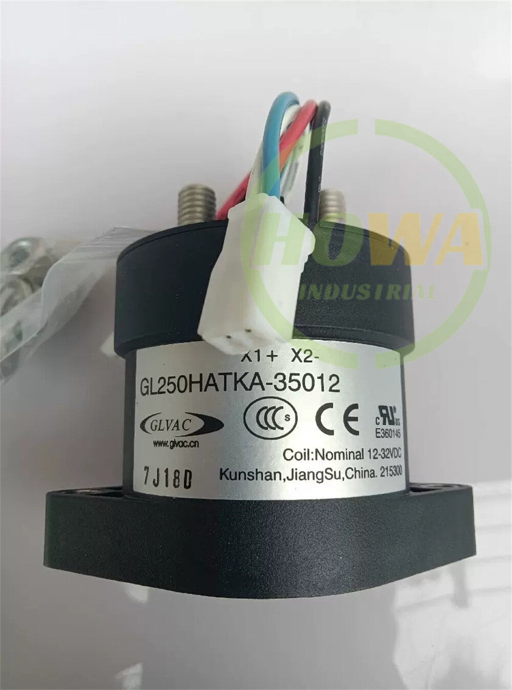 1/piece  High voltage DC contactor GL250HATKA-35012 750V250A relay 12-32VDC