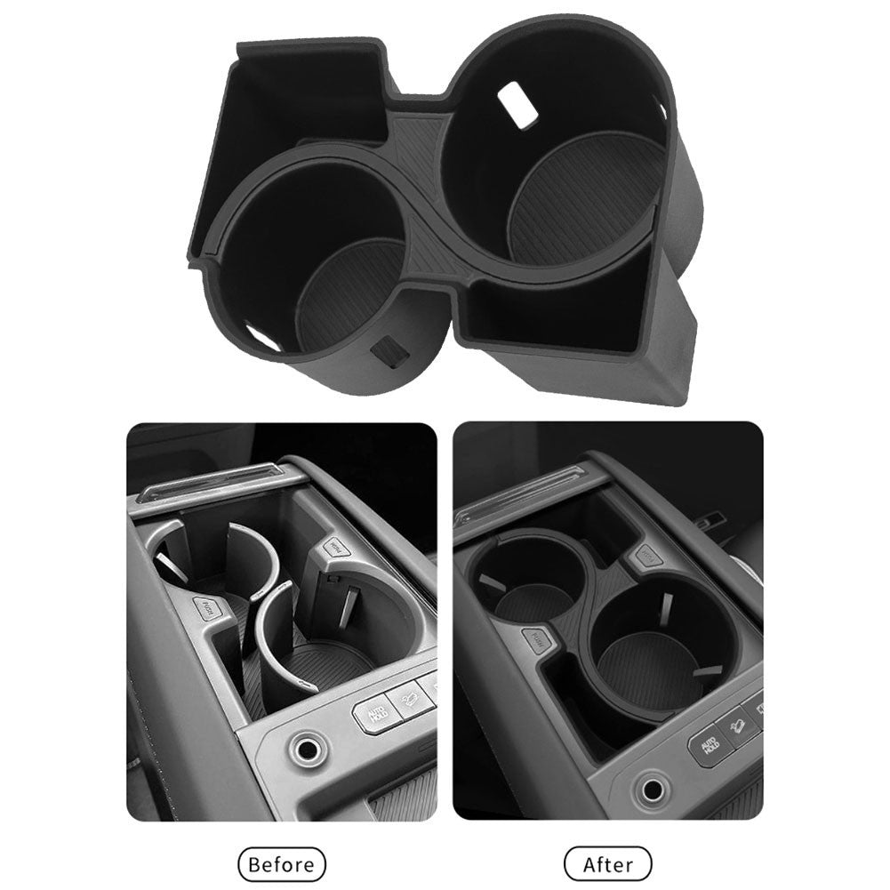 For Kia For EV9 2024 2025 Center Console Storage Organizer Tray Black TPE