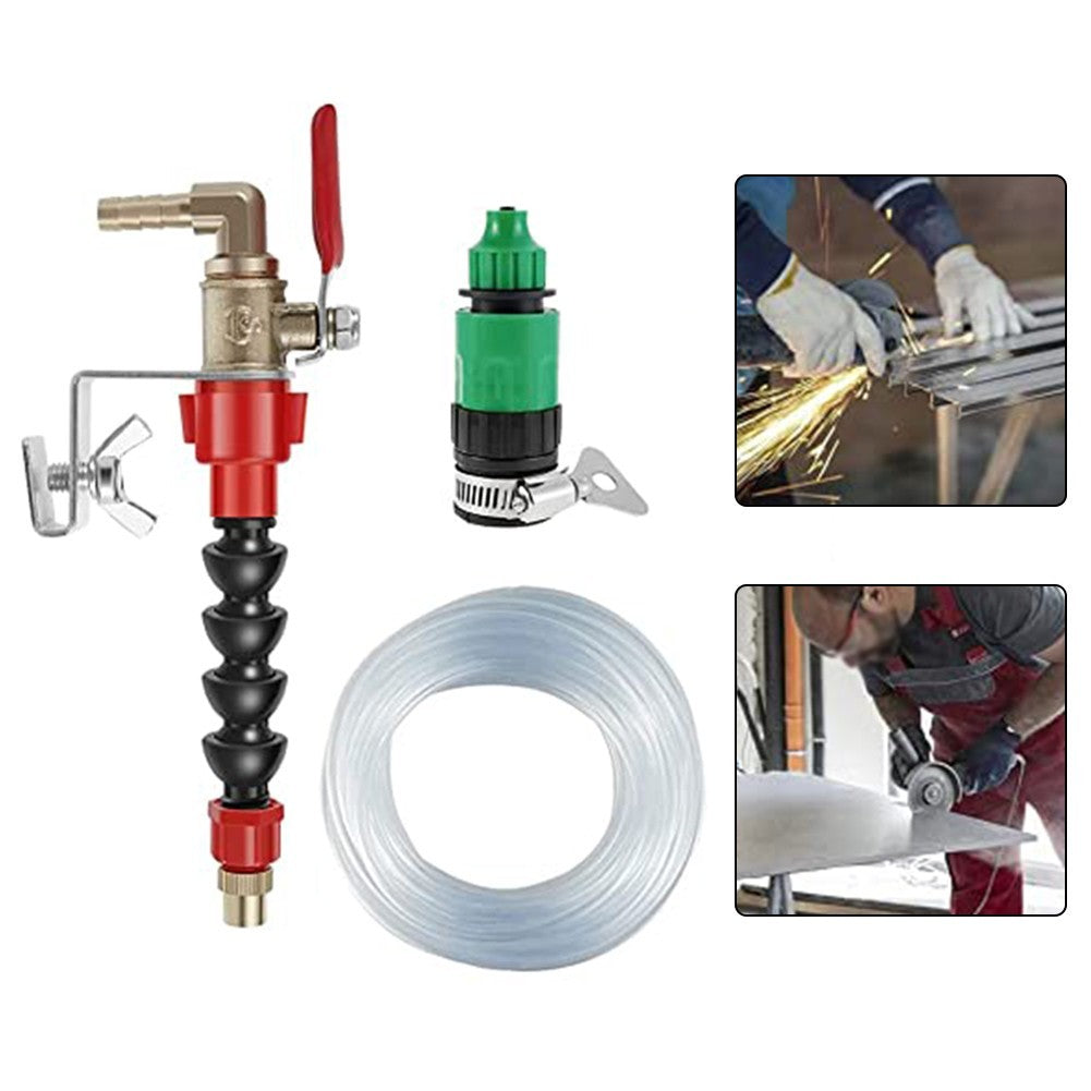 Efficient Dust Removal Spray System with Hose and Nozzle for Cutting Machines