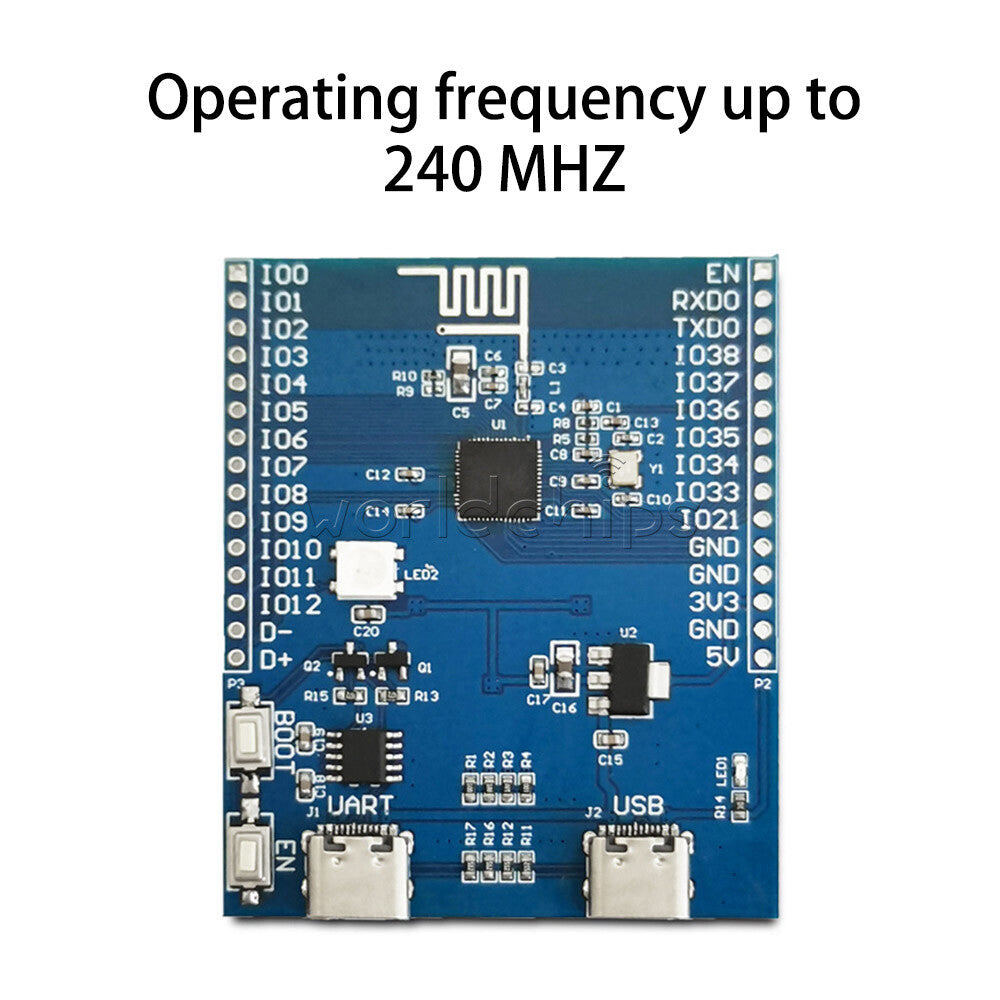 2.4-in ESP32S2 240x320 Display Development Board Wireless WiFi Development Board