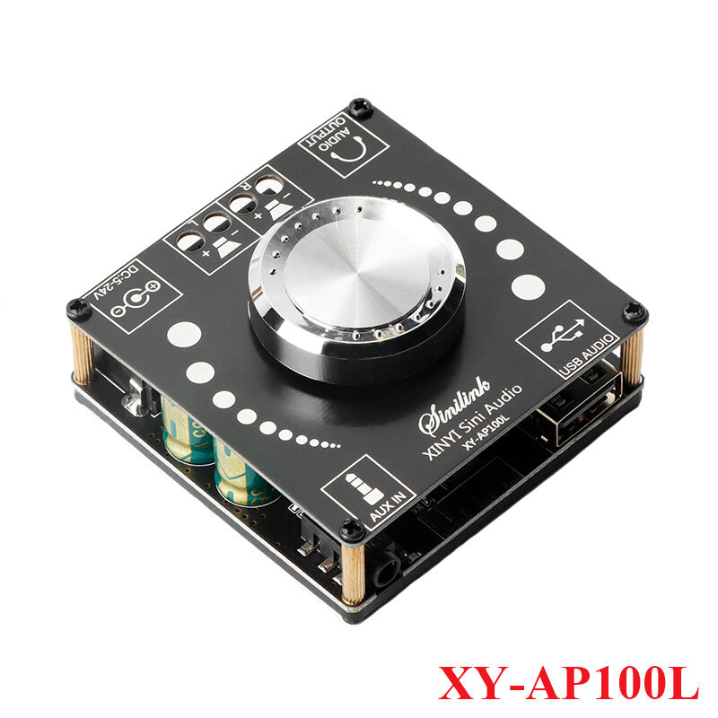 AP100L AP100H 100W Power Stereo Amplifier Board Bluetooth 5.0 AUX Digital Amp