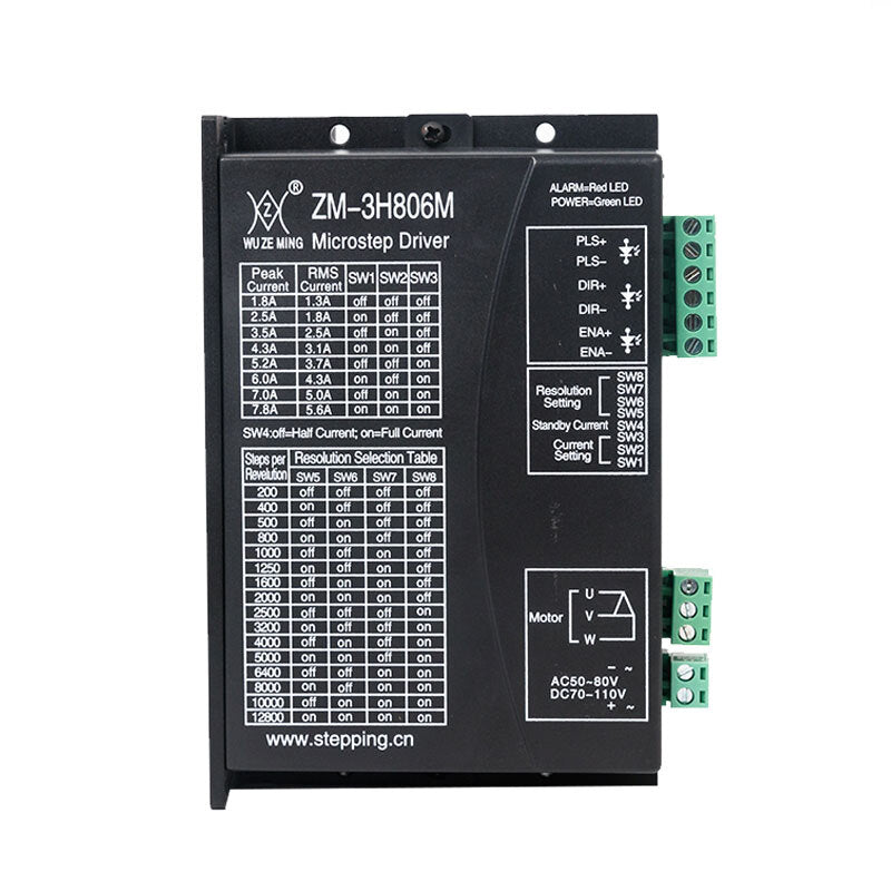 1pcs  ZM-3H806M AC50-80V 7.8A Three-phase Stepper Motor Controller Driver