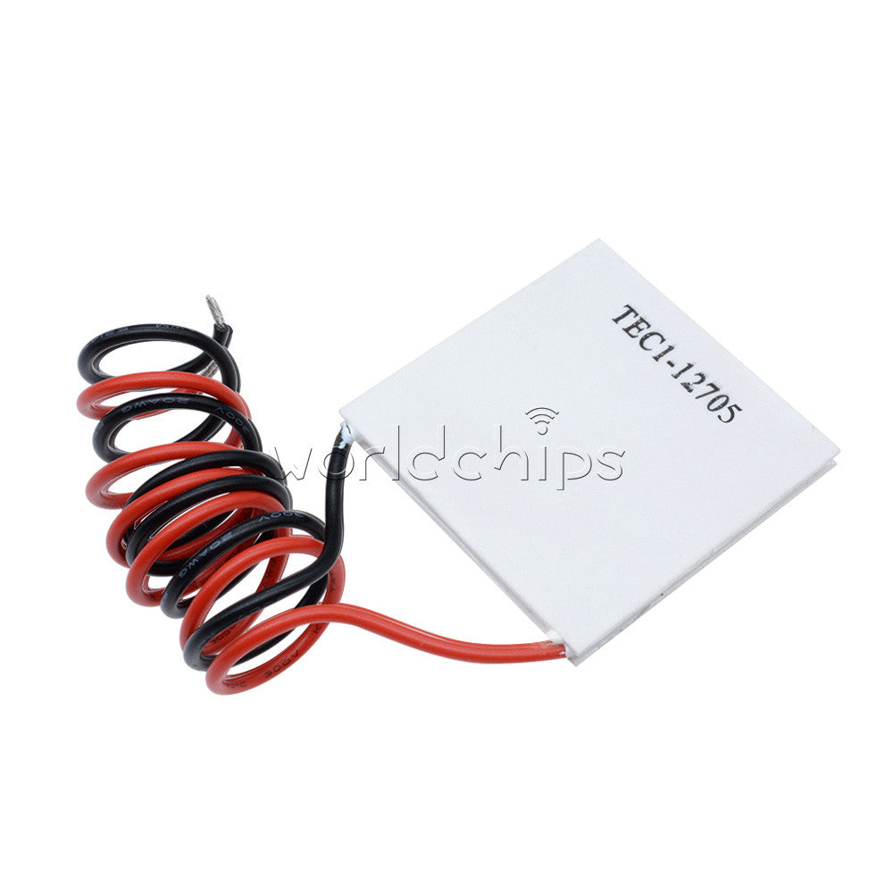 5pcs TEC1-12705 Heatsink Thermoelectric Cooler Cooling Peltier Plate Module top