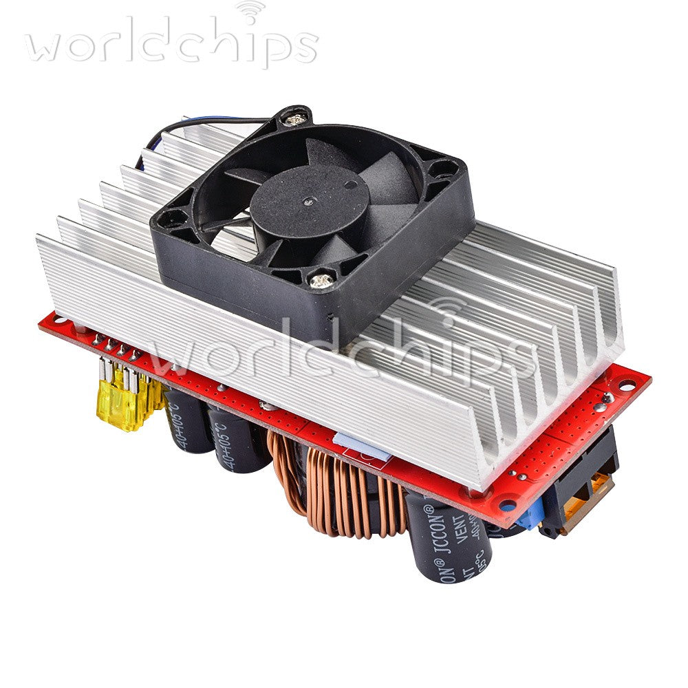 1800W 40A 10-60V to 12-90V  DC-DC Boost Converter Step Up Power Supply Module US