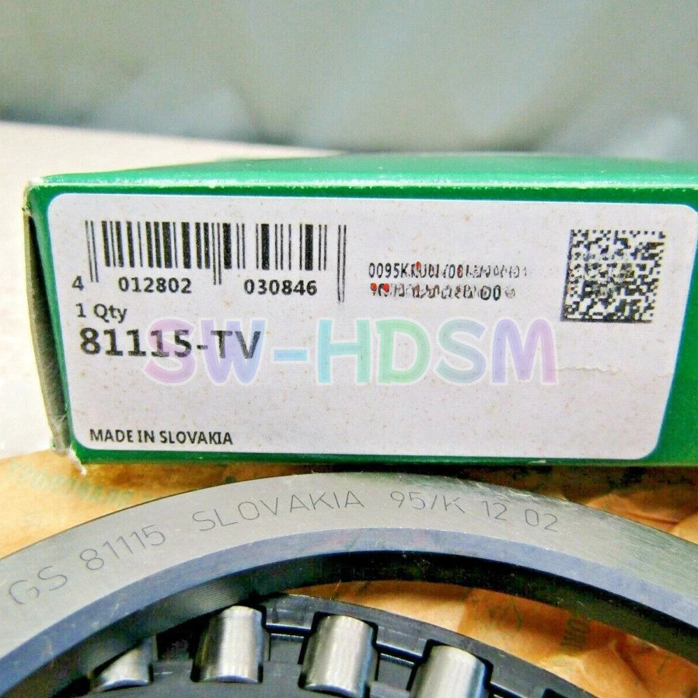 1PCS   INA 81115-TV Thrust Roller Bearing Freight Free