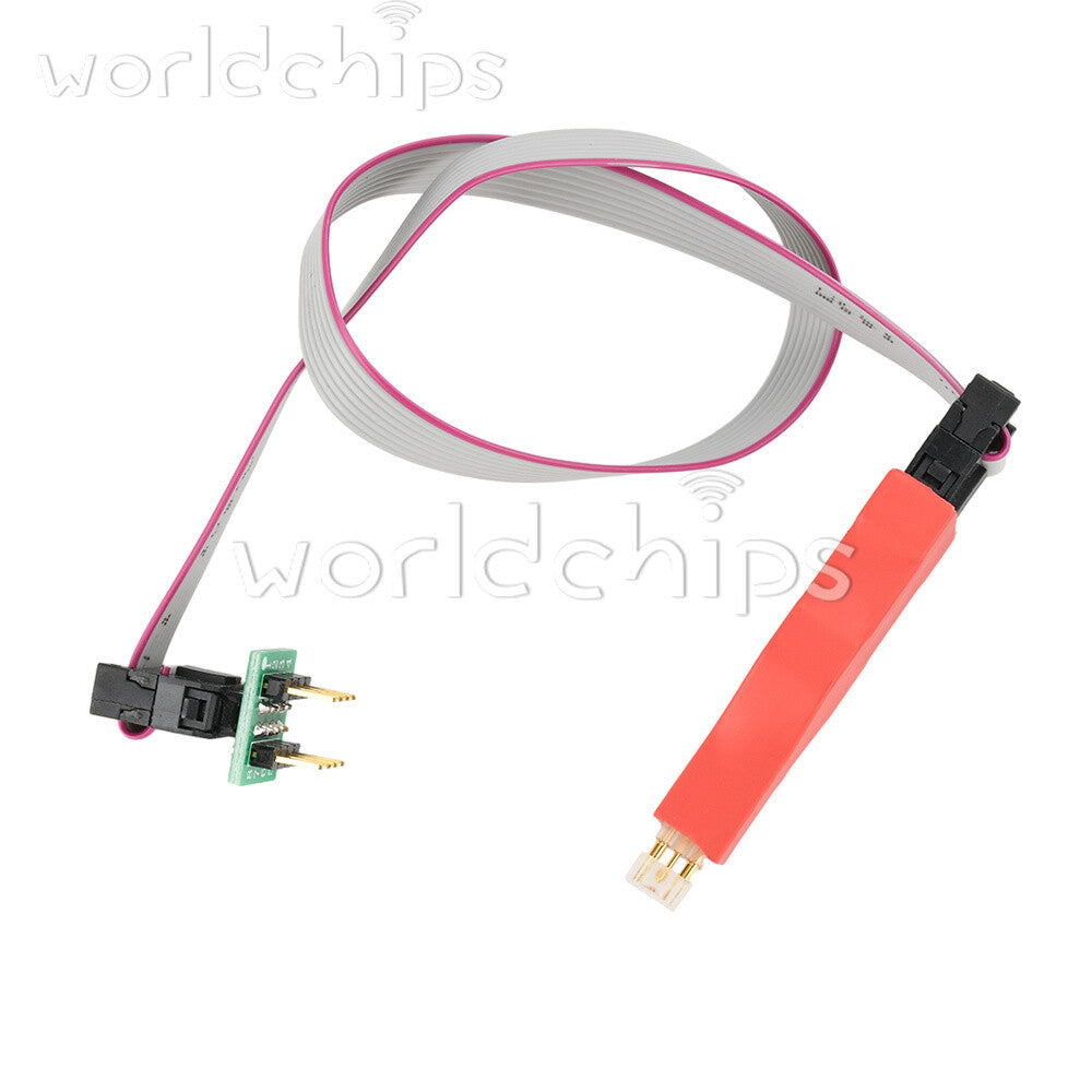 TSSOP8/MSOP8 Chip Spring Pin Burn Read Write Test Probe w/Program Download Cable