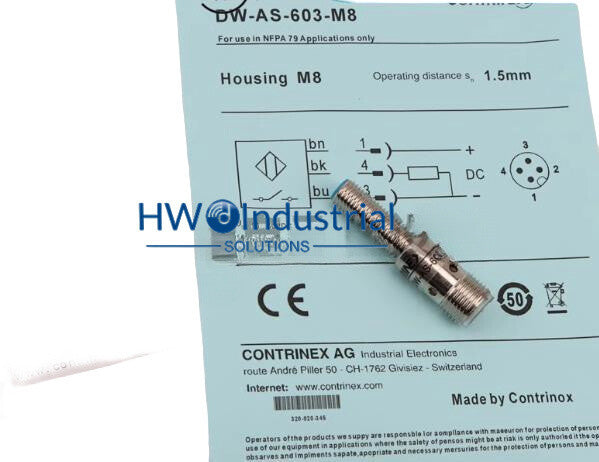 1PC  CONTRINEX DW-AD-603-M8 Proximity Switch Inductive Sensor