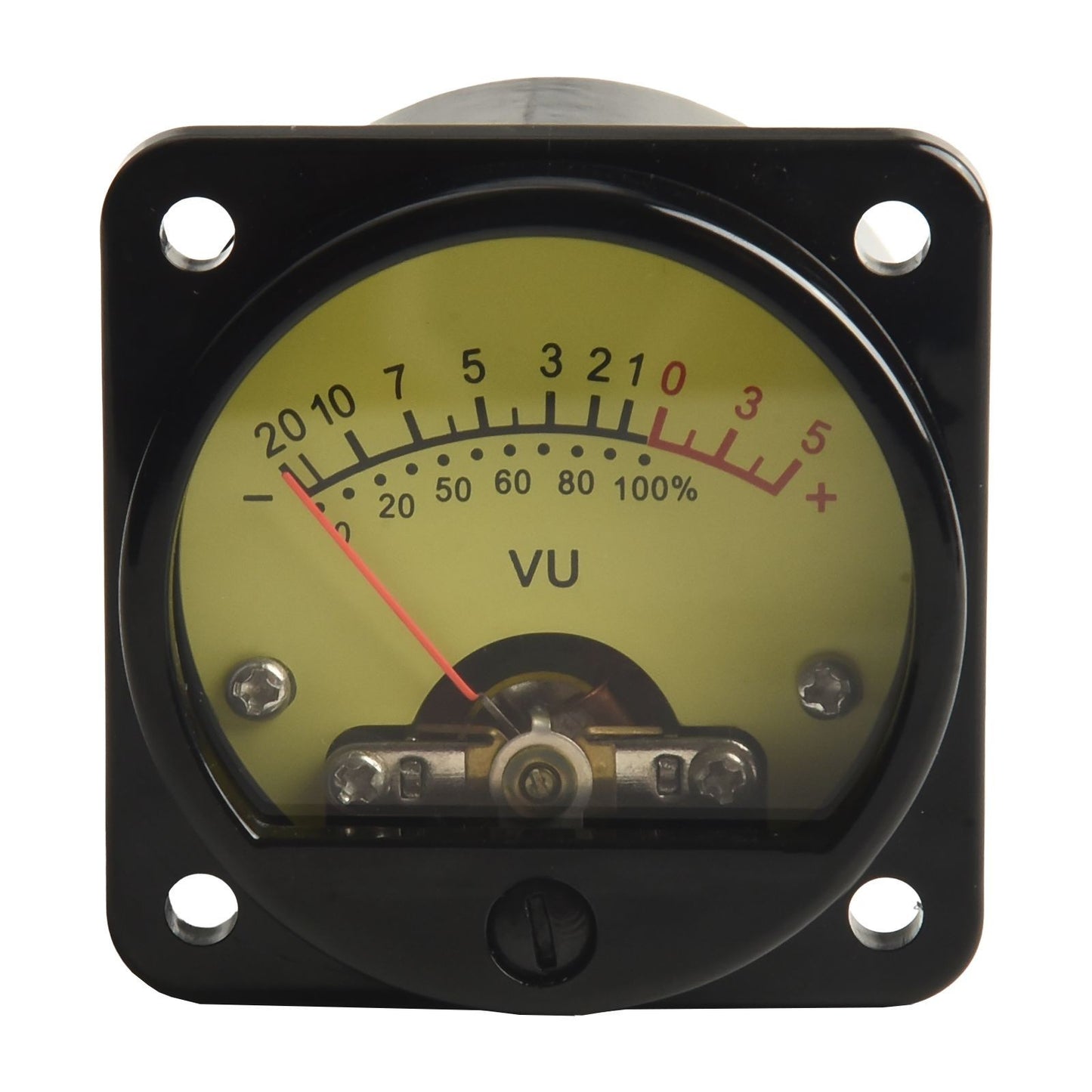45mm LED Backlit VU Meter Accurate Volume Measurement Tool for DIY Mixer Setup
