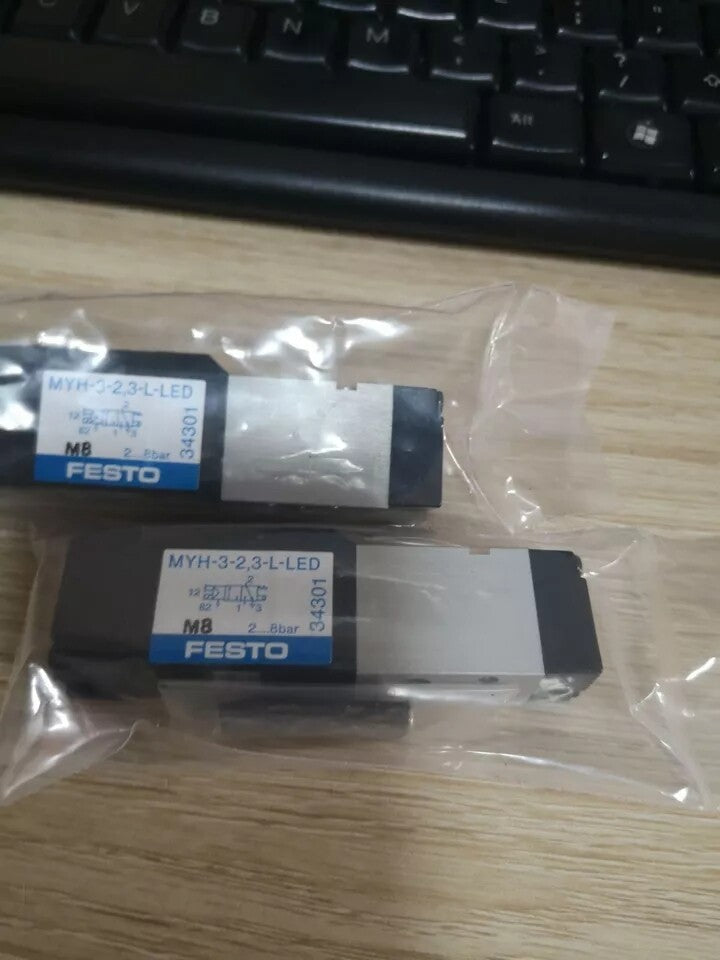 1pcs For Festo MYH-3-2,3-L-LED 34301 Solenoid Valve