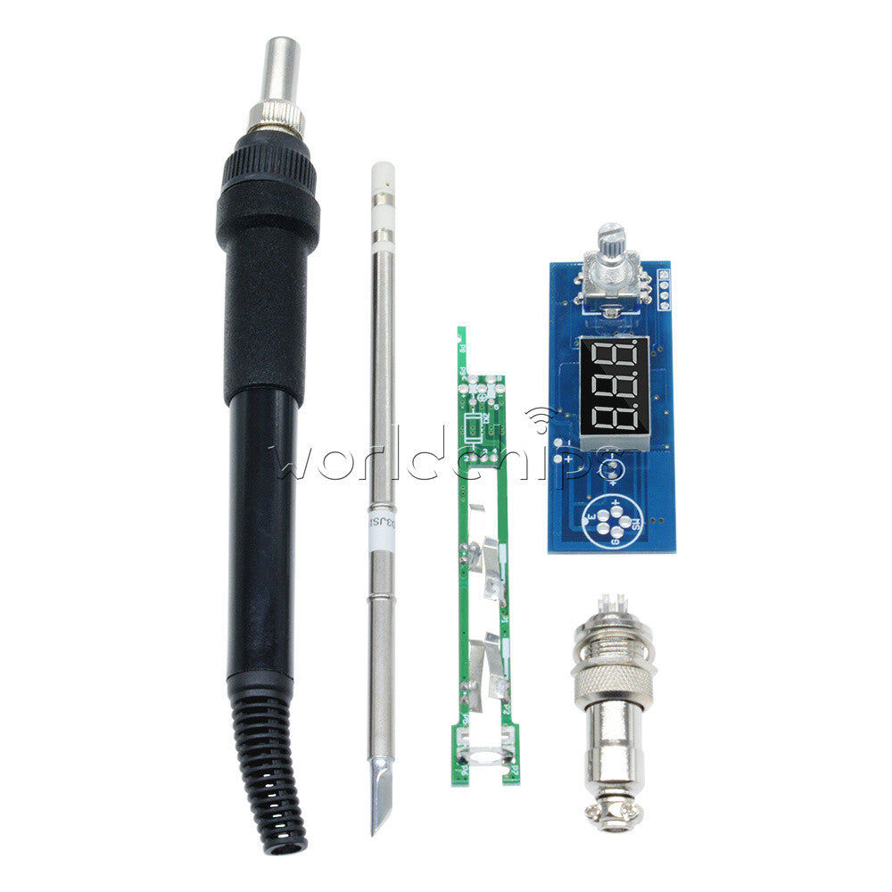 5PCS Digital Soldering Iron Station T12 TIP Temperature Controller Electric kits