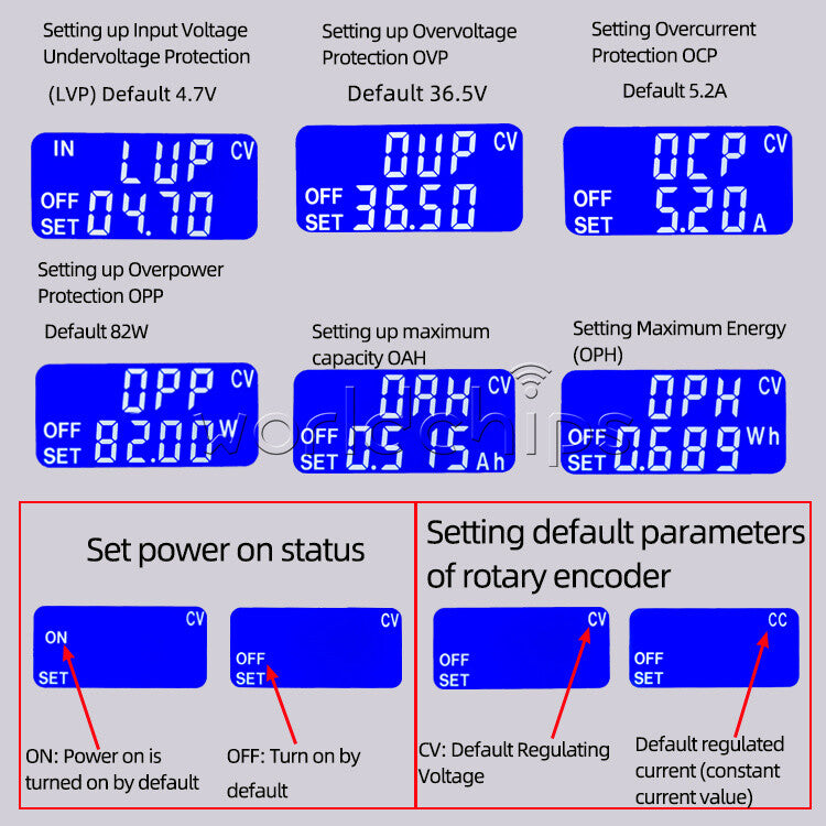 SK80 DC Adjustable Automatic Buck Boost Constant Voltage Power Supply Module